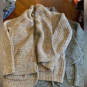 JCrew chunky 100% cotton open front sweaters